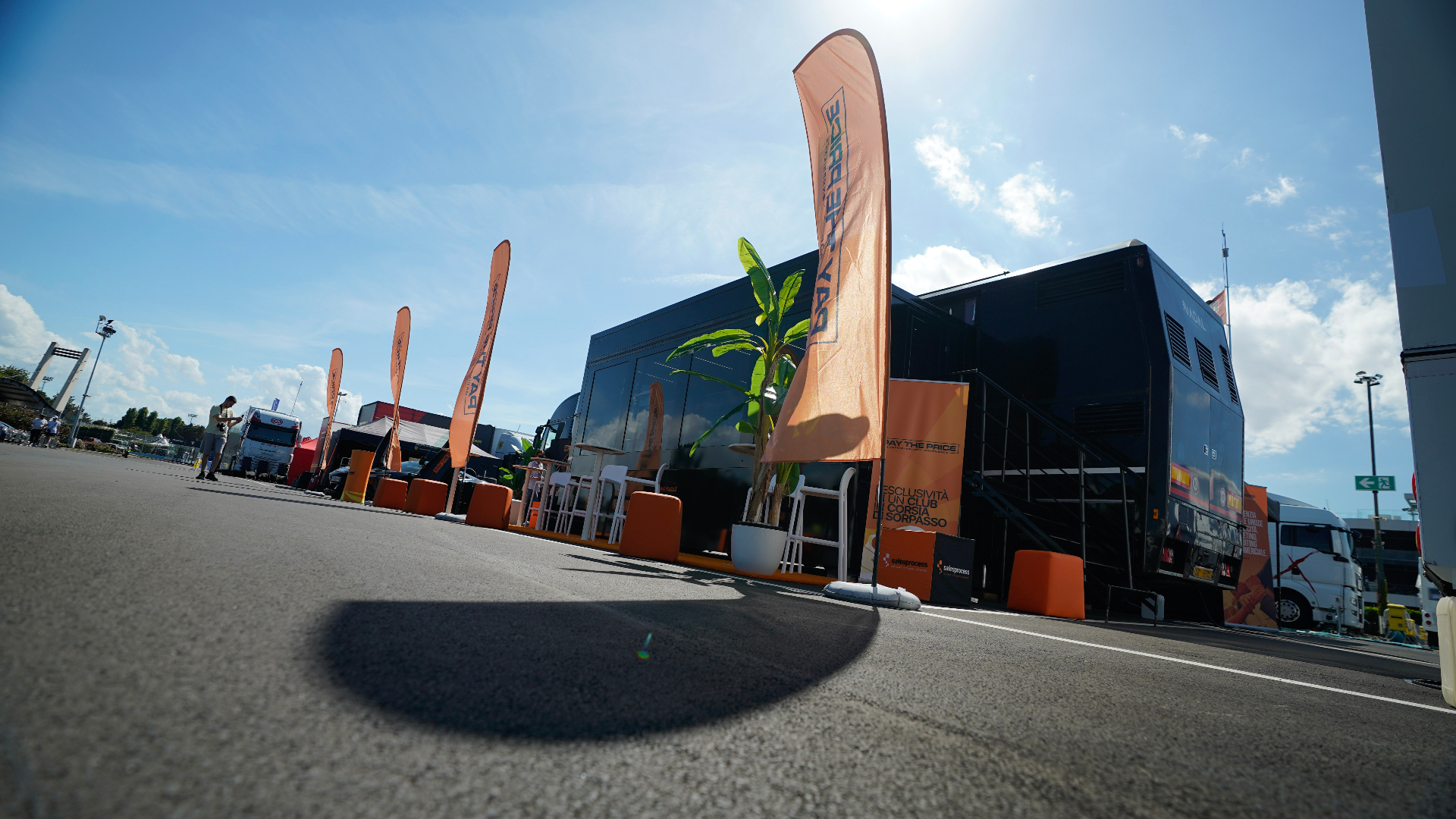 Paddock arrival